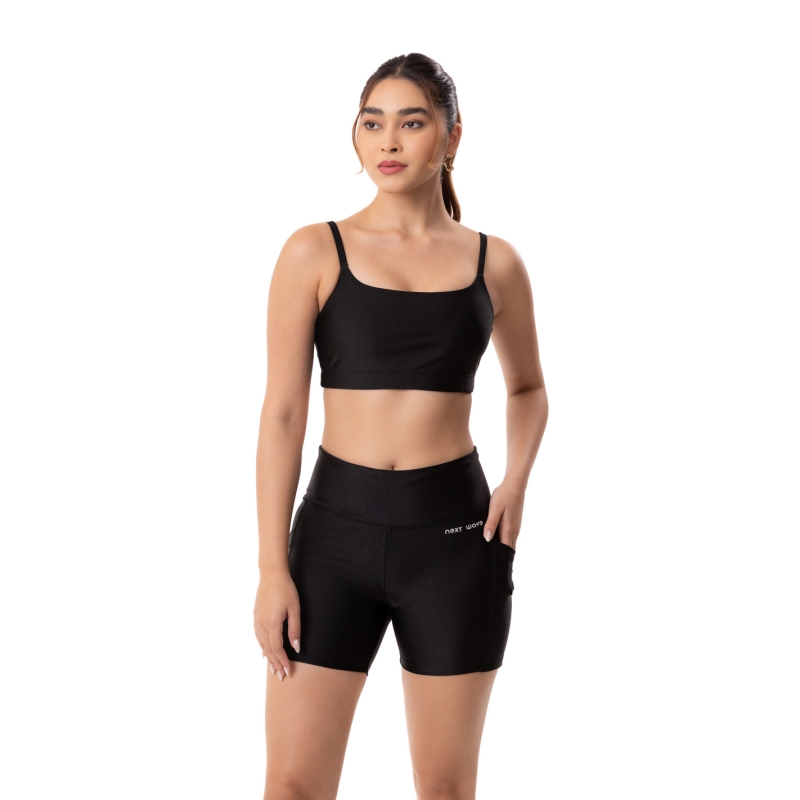 Short Básico Shine com Bolso