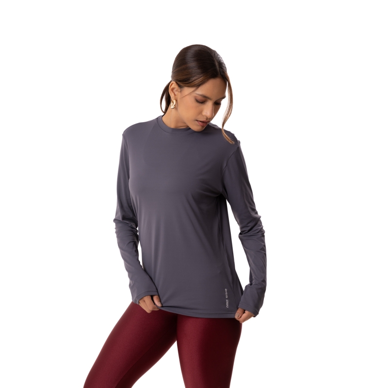 Camiseta Manga Longa com Proteção UV 50+