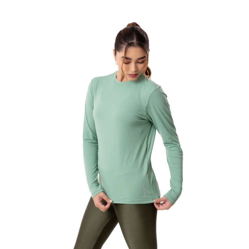 Camiseta Manga Longa com Proteção UV 50+